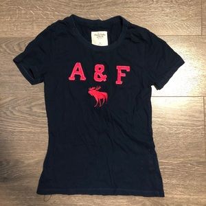 Abercrombie and Fitch navy t shirt